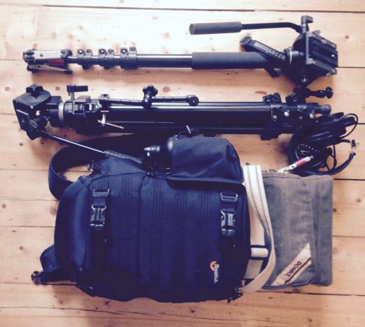 Shooting video in the field